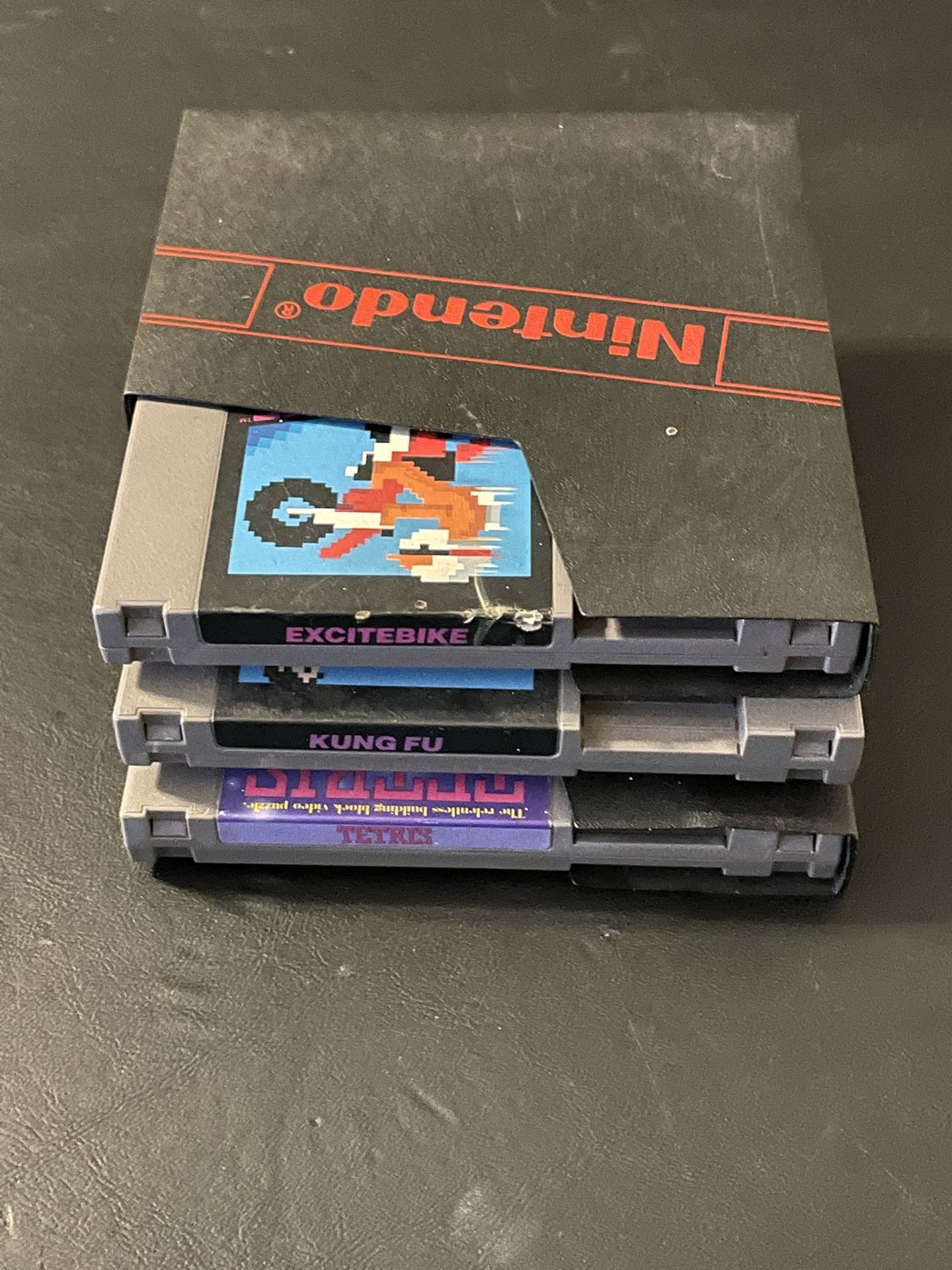 Vintage Nintendo NES Game Cartridges