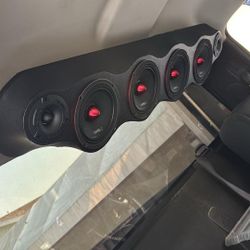 New Speakers Rack With Ds18 6.5s N Tweeters $320 Firm