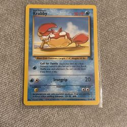 Pokemon Krabby
