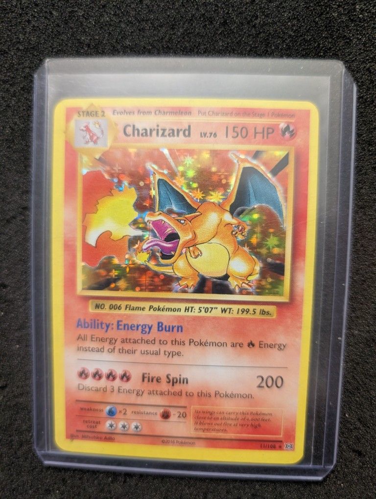 Charizard Holographic Pokemon Card XY