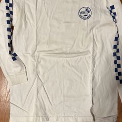 Vans Large White Long Sleeve Shirt