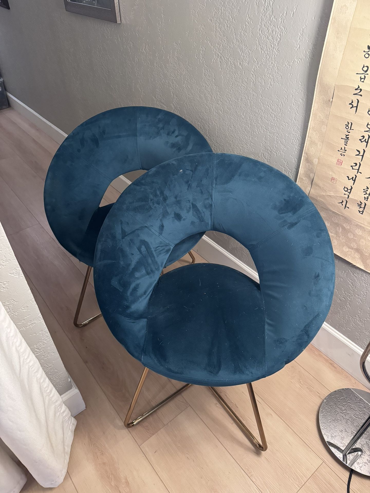 Mid-century Velvet Chairs