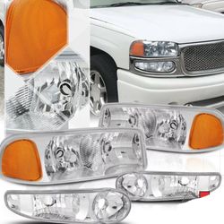 GMC Yukon Denali 00-06 New Headlights 