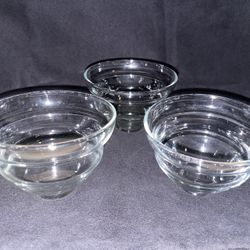 Set Of 3 Small Wolf Bowl