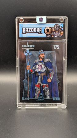 Bazooka King Henrik Henrik Lundqvist Ice Trading Card