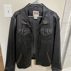 Men’s Leather Jacket Size Medium-Large