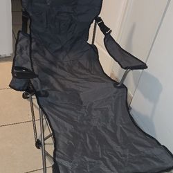 apollo walker Camping Chairs for Adults - 6 Legged Beach Chair with Foot Rest, Adjustable 90° - 135° Reclining Lounge Chair Outdoor, Folding Chairs fo