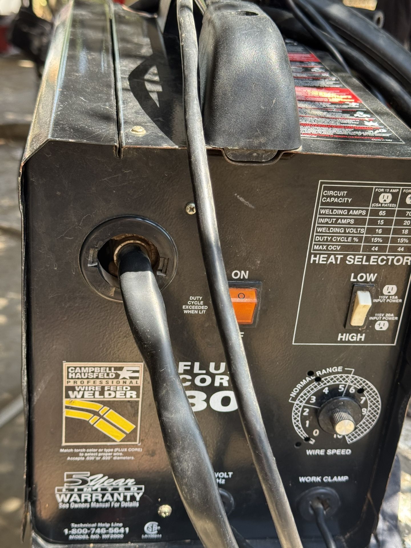 Campbell Hausfeld Professional Flux Core 800 WF2000