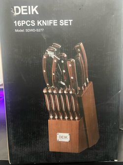 DEIK 16 Pcs Knife set