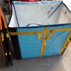 Shipping Tote Amazon, Foldable, reusable, zipper, 4 available