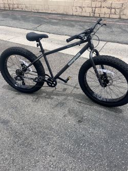 Mongoose Malus Fat Tire Mountain Bike, 26 Inch Wheels