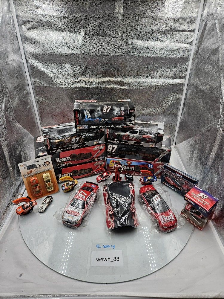 NASCAR (Kurt Busch Sharpie #97, Dale Jr's Bud #8, Sharpie Hat, Ornaments Etc) Lo