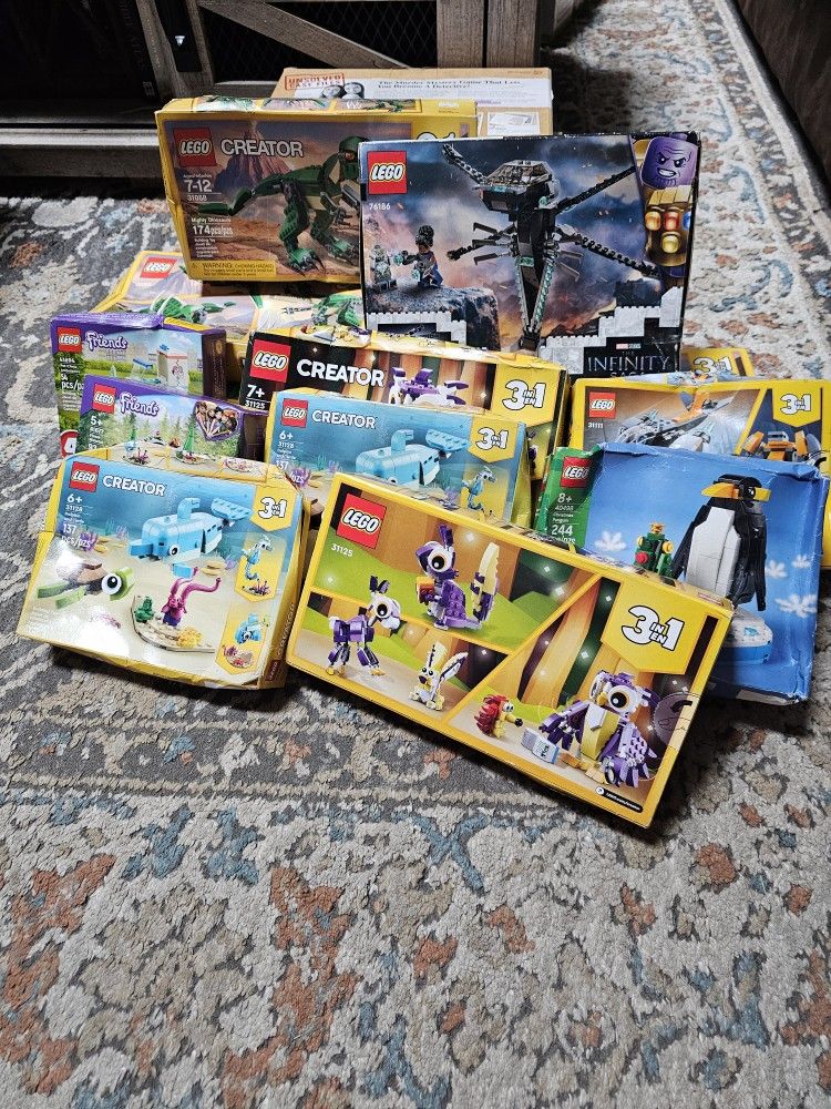 Large Lego Lot Unopened (Damaged boxes)