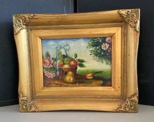 Small Framed Oil Painting