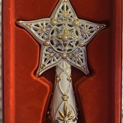 Lenox Florentine and Pearl Star Christmas Tree Topper