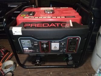 Gas Powered Predator 1800 Generator "Like New"