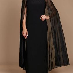 Black Evening Dress Size 12 ($25)