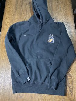 Stefano Global Doberman Pincher Black Hoodie Stitched USA Made Size XS 19pit2pit
