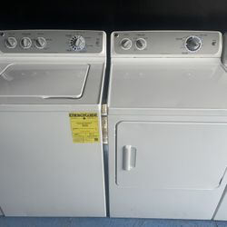 Ge Set Washer And Dryer/🔌Comes with 2 month warranty 📆LOCATED AT:📍📍 5200 E 10TH AVENUE TAMPA FL 33619PHONE 📲 813~473~0570