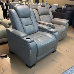 Top Grain Leather, Power Recliner, Power Headrest And Power Lumbar Support!FINAL SALE!!!