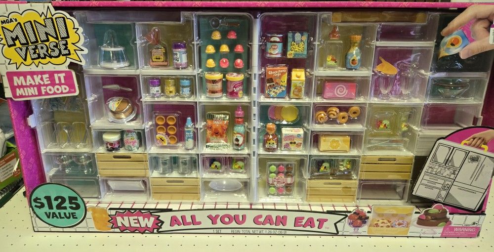 MGA's Miniverse Make It All You Can Eat Collectibles, DIY, Resin Play, Replica Food, NOT Edible