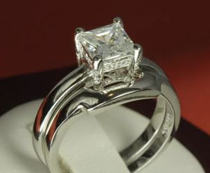 Sterling Silver wedding set