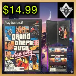 *CLASSIC* Grand Theft Auto: Vice City (PlayStation 2, 2002)