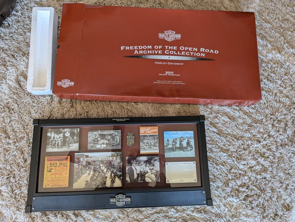 New Harley Davidson Picture Frame