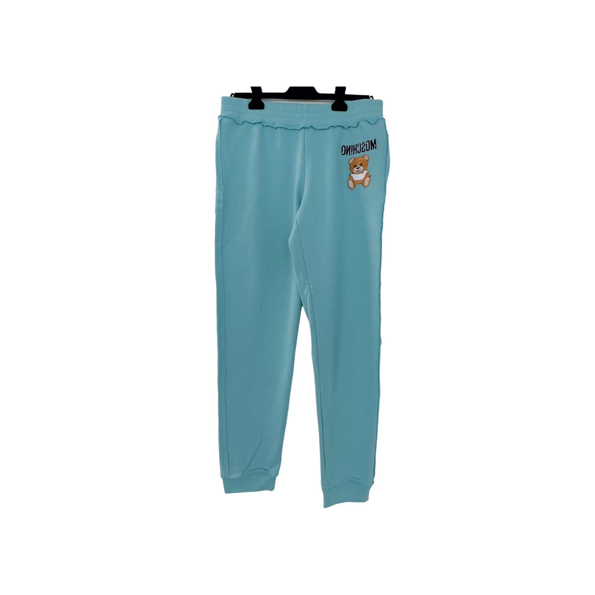 Moschino Logo Bear Jogger Blue Pants