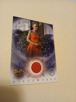 Inkworks Women of Sunnydale Buffy Homecoming Dress Pieceworks Relic Card #PW6 Sarah Michelle Gellar