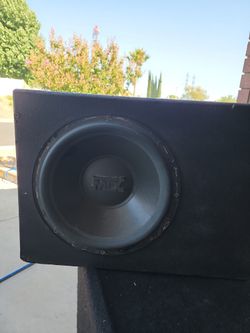 MTX Single 12" Ported Box