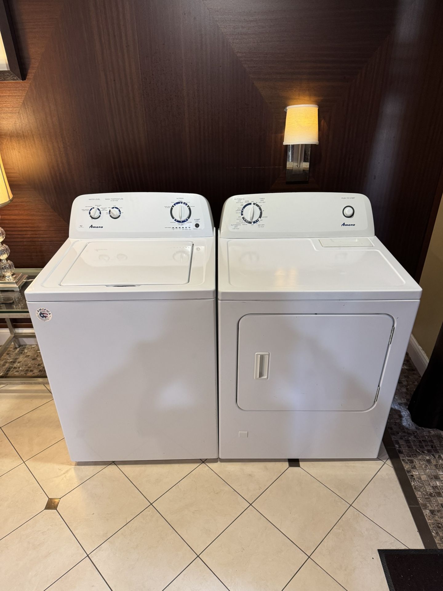 Amana Washer And Gas Dryer 