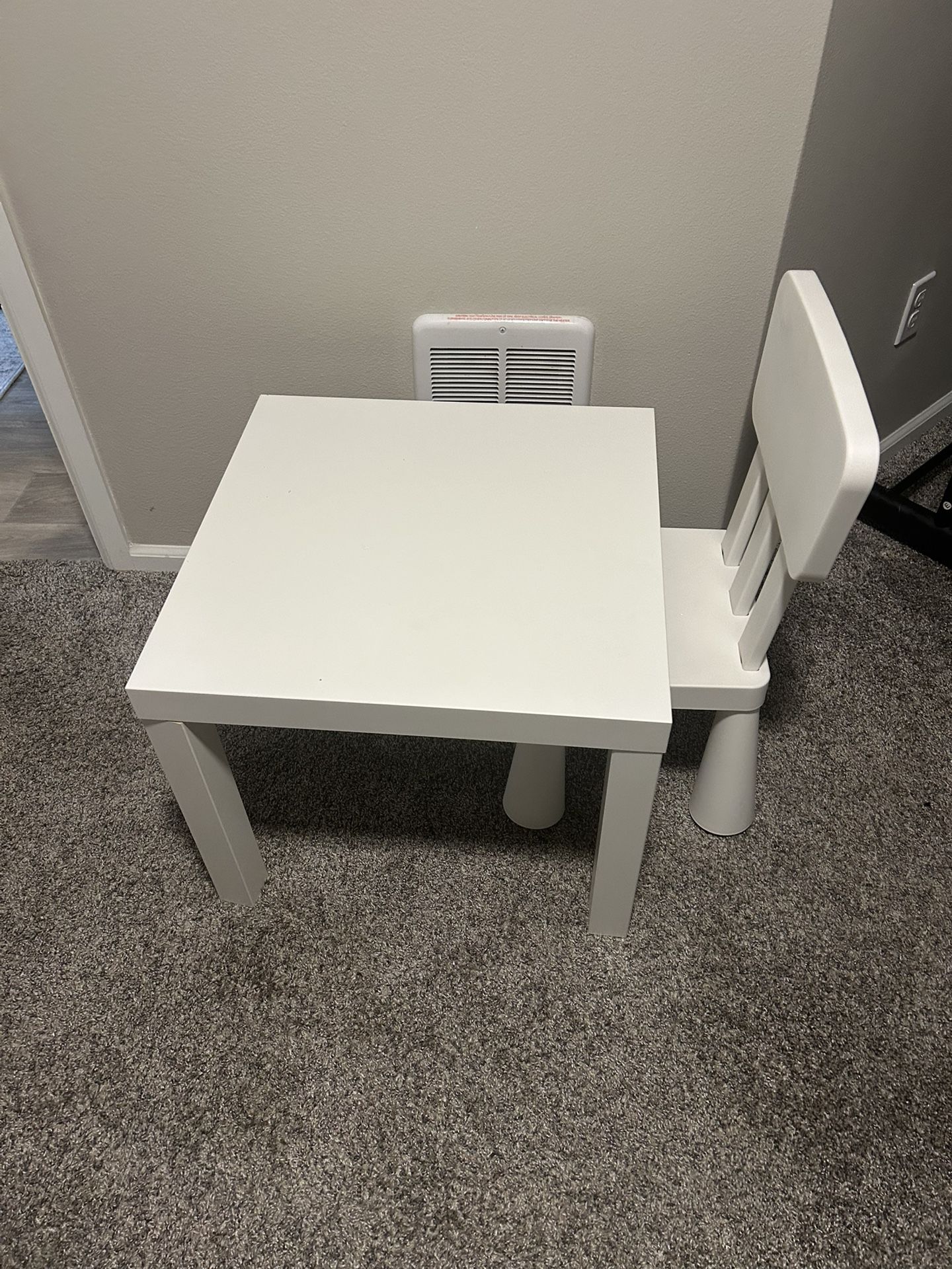 IKEA  Kids Chair And Table 