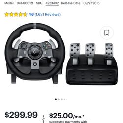 Steering Wheel With Pedals