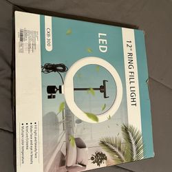 12” LED Ring Fill Light