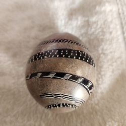 Hand Painted African Soap Egg