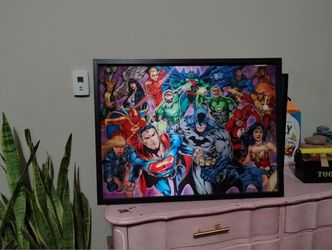 Superheroes wall decor