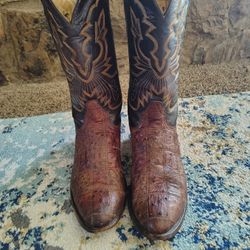 Original Ostrich Leather Boots 