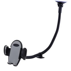 Windshield Car Phone Mount Universal Cell Phone Holder Car Long Arm Holder for iPhone Xs Max R X 8 Plus 7 Plus 6S Samsung Galaxy S9 S8 Edge S7 S6 LG S