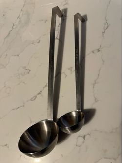 Stainless Steel Measuring Ladles 2oz & 6oz