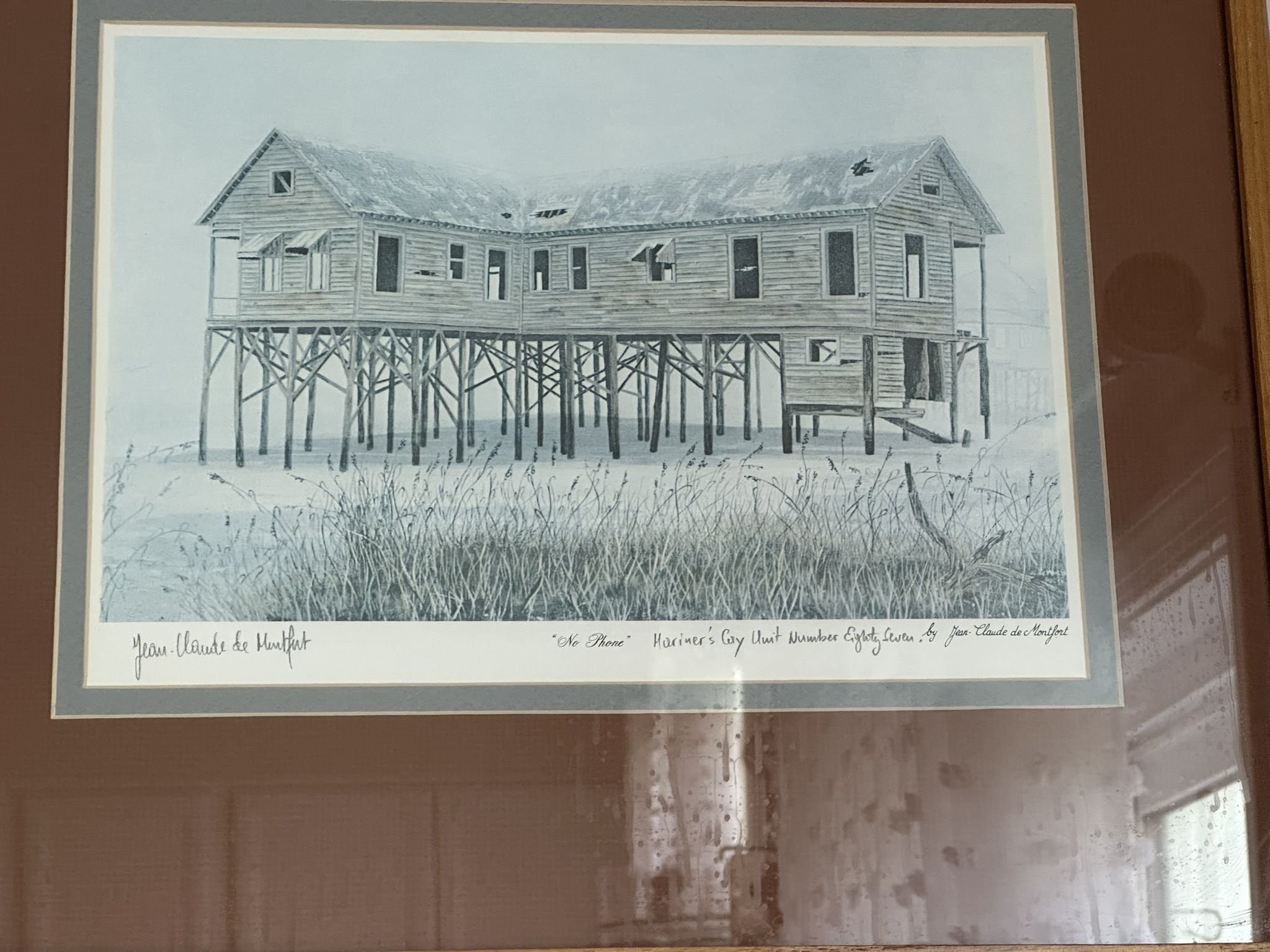 JEAN CLAUDE DE MONTFORT "NO PHONE" ATLANTIC HOUSE RESTAURANT CHARLESTON, S.