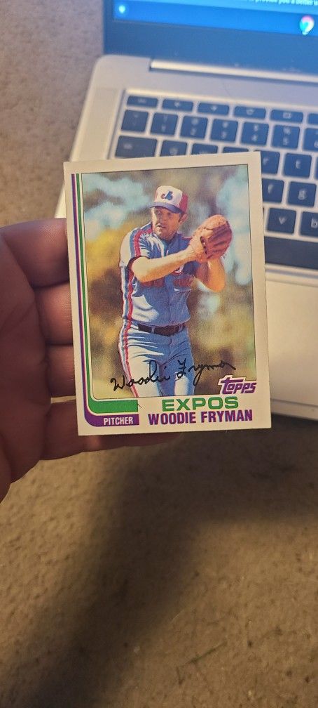 Woodie Fryman 1982 Topps Baseball Card