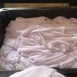 Chiffon Pieces In Color White 