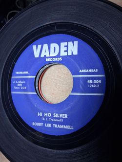 BOBBY TRAMMELL ROCKABILLY BEEN A WALKING 45 RECORD HI HO SILVER