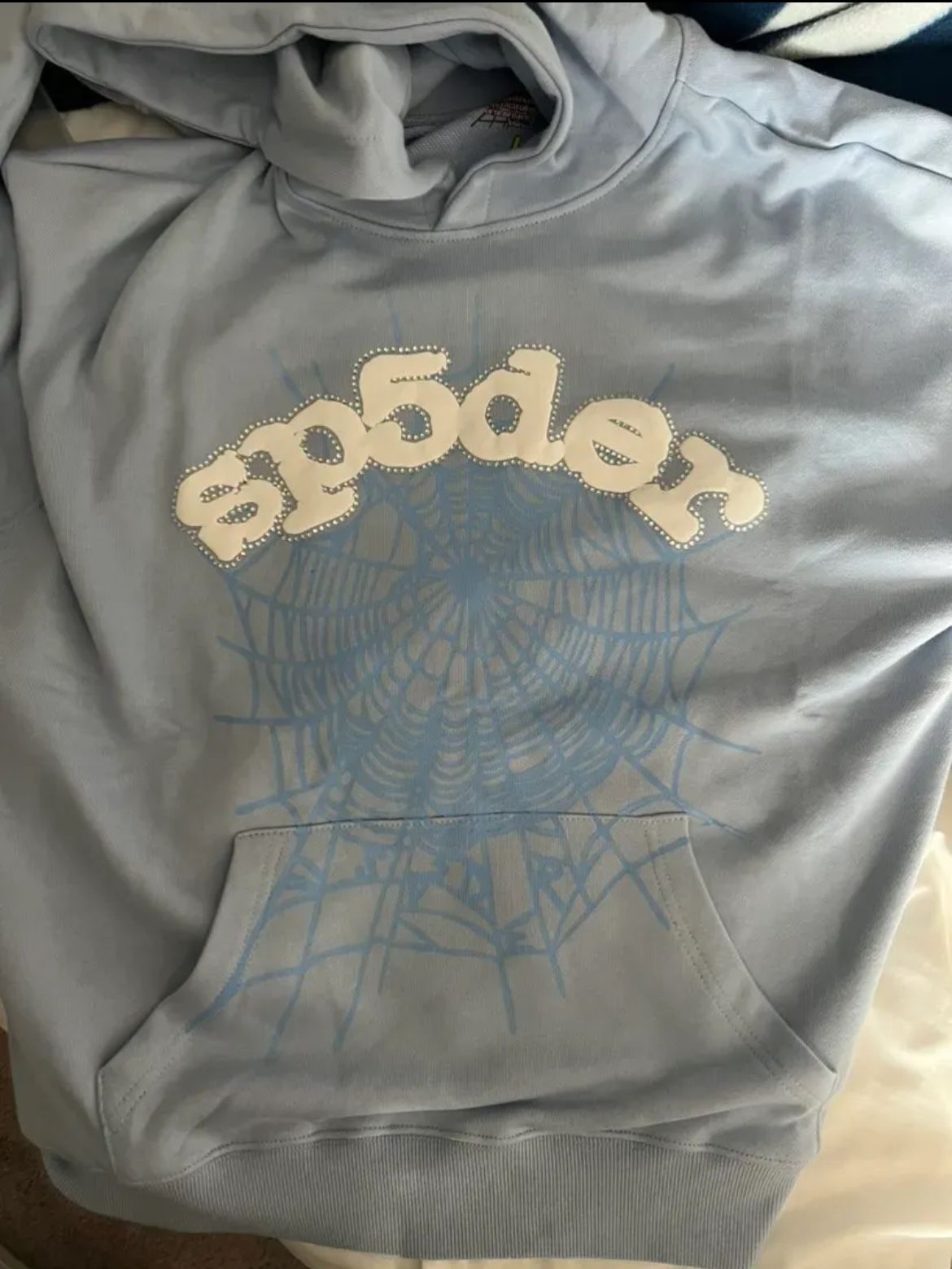 Blue Sp5der Hoodie