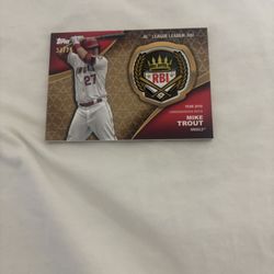 2023 Topps Series 2 Crowing Achievement Commemorative Gold Mike Trout/75