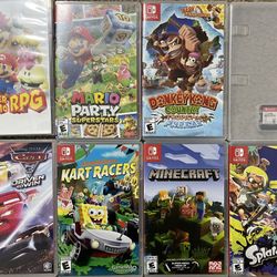 Nintendo Switch Games Bundle 8 Games