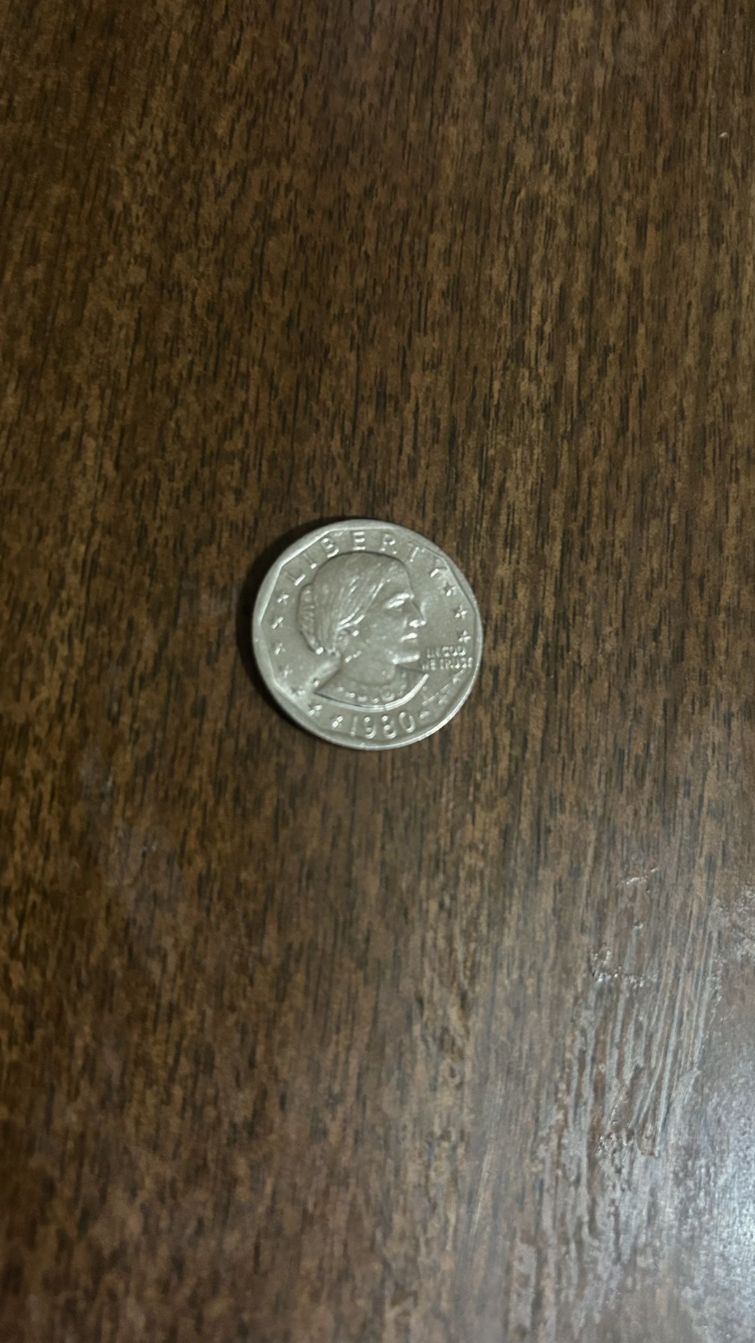 1980 Susan B Anthony 1 Dollar Coin