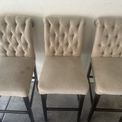 3 Bar Stools 