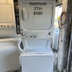 Kenmore Stackable Washer Dryer 